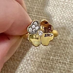 Juicy Couture Gold Clover Ring